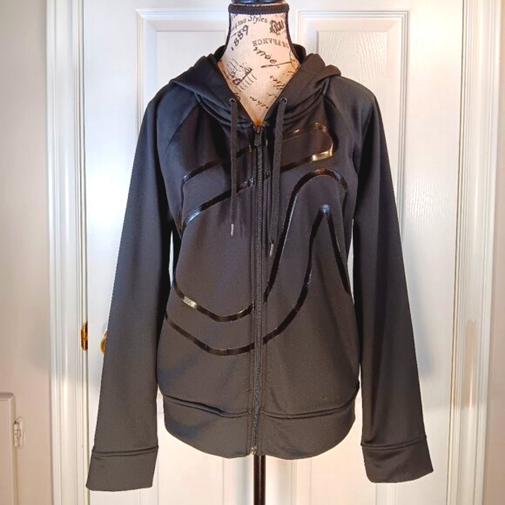 NWOT Gap Women's Black Full-Zip Hoodie Sweatshirt Size S